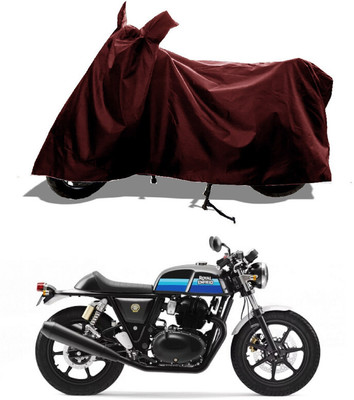 GROFATIK Two Wheeler Cover for Royal Enfield(Continental GT, Maroon)
