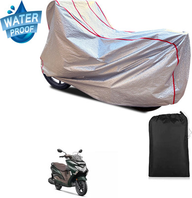 PAGORA Waterproof Two Wheeler Cover for Suzuki(Burgman Street, Silver)