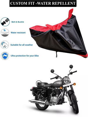 CODOKI Waterproof Two Wheeler Cover for Royal Enfield(Bullet, Red)