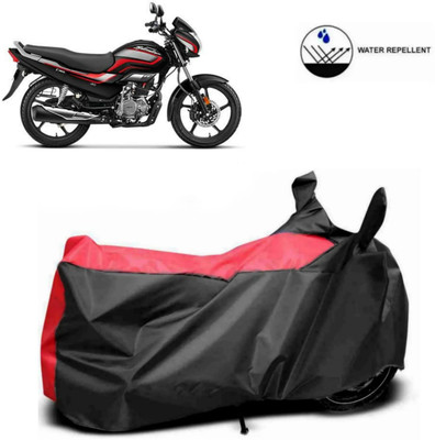 ma collections Waterproof Two Wheeler Cover for Hero(Super Splendor, Red)