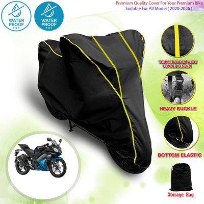 OliverX Waterproof Two Wheeler Cover for Yamaha(YZF R15 Ver 2.0, Multicolor)