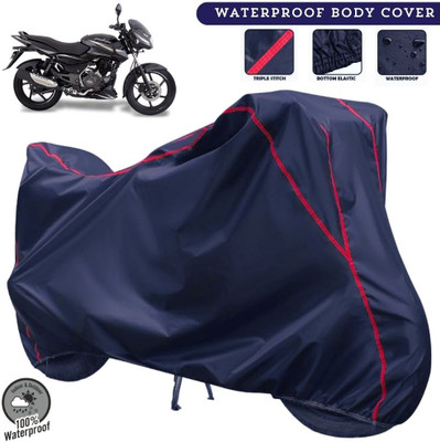 MADAFIYA Two Wheeler Cover for Bajaj(Pulsar 150 DTS-i, Blue, Red)