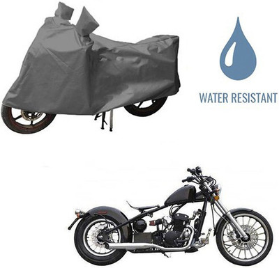 DeepShakshi AUTOMOTIVE Waterproof Two Wheeler Cover for Harley Davidson(Bobber 350, Grey)