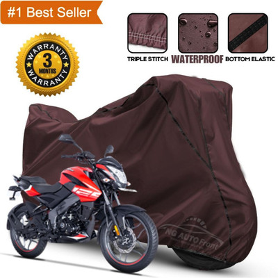 xodi Waterproof Two Wheeler Cover for Bajaj(Pulsar, Maroon, Black)