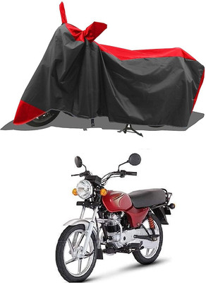 KEDIT Two Wheeler Cover for Bajaj(Boxer, Red)
