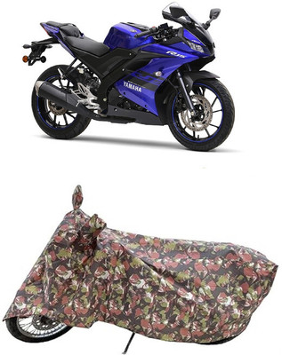Coxtor Waterproof Two Wheeler Cover for Yamaha(YZF R15 BS6, Multicolor)