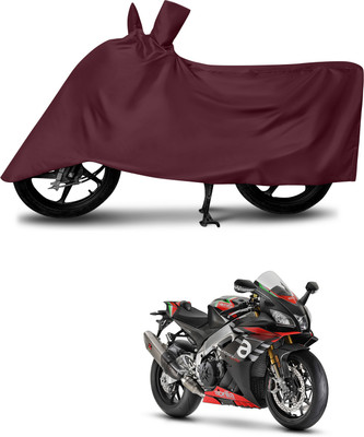 aosis Two Wheeler Cover for Aprilia(RSV4, Maroon)