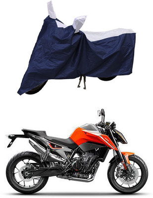 Furious3D Two Wheeler Cover for KTM(390 Duke, Blue, White)