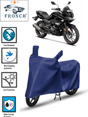 FRONCH Waterproof Two Wheeler Cover for Hero(Xtreme 200S, Blue)