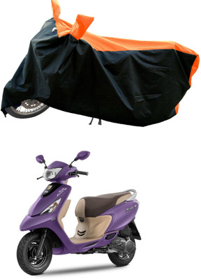AESTRYD Two Wheeler Cover for TVS(Zest 110 BS6, Orange)