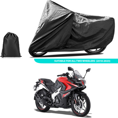 CODOKI Two Wheeler Cover for Bajaj(Pulsar RS200 BS6, Black)