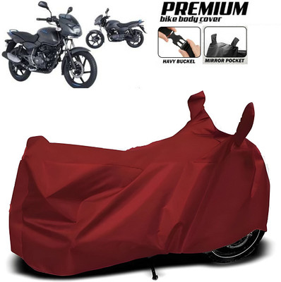 smwzxyu Waterproof Two Wheeler Cover for Bajaj(Pulsar 220F, Maroon)