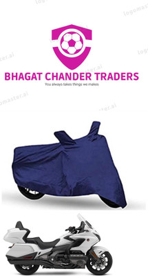 bhagat chander traders Waterproof Two Wheeler Cover for Honda(Gold Wing GL1800, Blue)