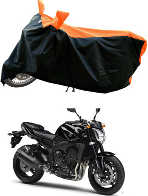 Mdstar Waterproof Two Wheeler Cover for Yamaha(FZ1, Orange)