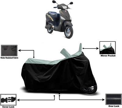 Amexride Two Wheeler Cover for Hero Electric(Electric Optima Li BS6, Multicolor)