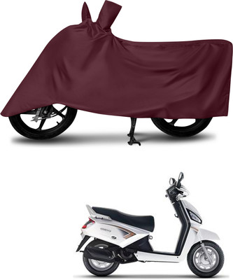 DeepShakshi AUTOMOTIVE Waterproof Two Wheeler Cover for Mahindra(Gusto BS6, Maroon)