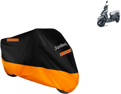 Juvdoxj Waterproof Two Wheeler Cover for Ampere(Magnus Pro, Orange)