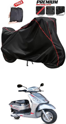 DeepShakshi AUTOMOTIVE Two Wheeler Cover for Hero(Electric NYX e5, Black)