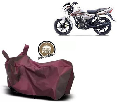 OliverX Waterproof Two Wheeler Cover for TVS(Phoenix, Maroon)