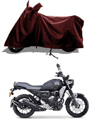 GROFATIK Two Wheeler Cover for Yamaha(FZ-X, Maroon)