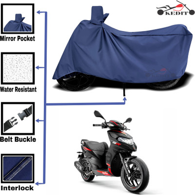 AASHTIK MART Two Wheeler Cover for Aprilia(Blue)