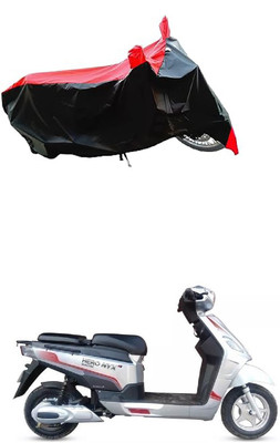 VESMEI Two Wheeler Cover for Hero(Electric NYX e5, Red)