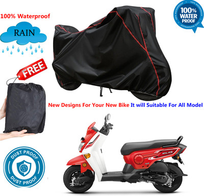 OliverX Waterproof Two Wheeler Cover for Honda(Cliq, Black)