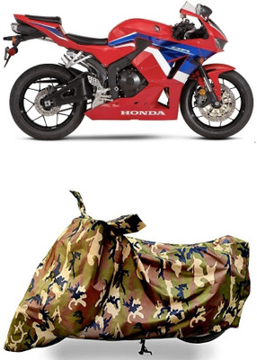 VESMEI Waterproof Two Wheeler Cover for Honda(CBR 600 RR, Multicolor)
