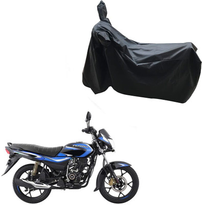 KEDIT Two Wheeler Cover for Bajaj(Platina 110 H-Gear, Black)