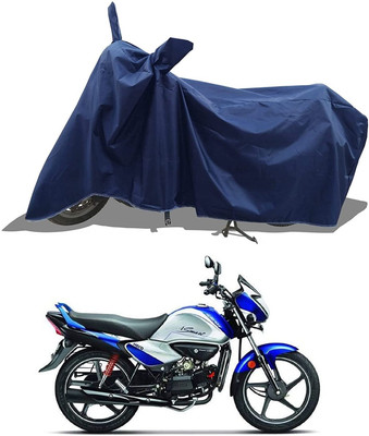 KEDIT Two Wheeler Cover for Hero(Splendor I Smart, Blue)