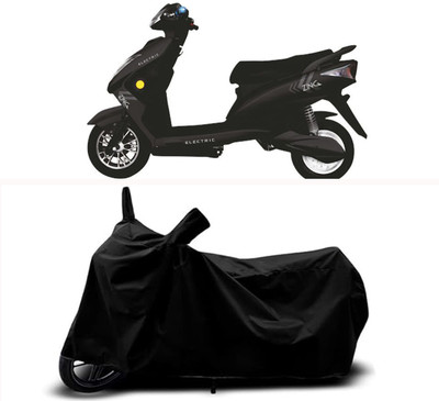 RABABLI Waterproof Two Wheeler Cover for Kinetic(Black)