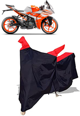 Amexride Two Wheeler Cover for KTM(RC 200 BS6, Black)