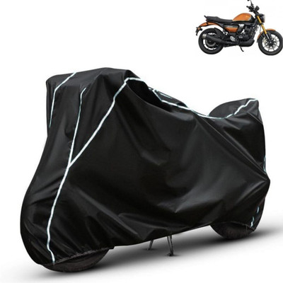 Amikan Waterproof Two Wheeler Cover for TVS(Black)