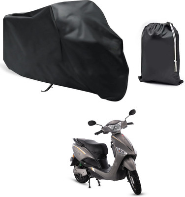CODOKI Waterproof Two Wheeler Cover for Hero(Electric Optima BS6, Black)
