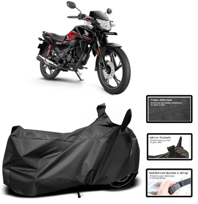 WMIZEXA Two Wheeler Cover for Universal For Bike(SP 125, Black)