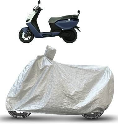 Caronix Waterproof Two Wheeler Cover for Ather(Silver)