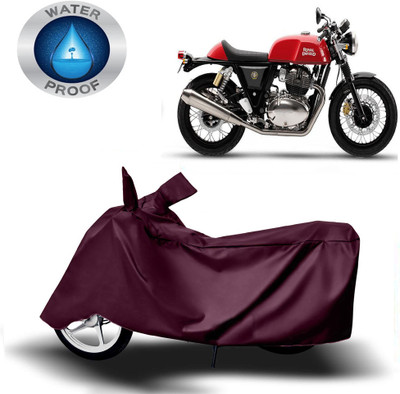 ROYAL AUTO MART Two Wheeler Cover for Royal Enfield(Continental GT 650, Maroon)