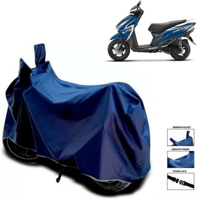DeepShakshi AUTOMOTIVE Waterproof Two Wheeler Cover for Honda(Grazia, Blue)