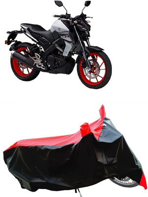 DeepShakshi AUTOMOTIVE Two Wheeler Cover for Yamaha(MT 15, Red, Black)