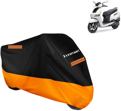 Horseyaart Waterproof Two Wheeler Cover for TVS(iQube Electric, Orange)
