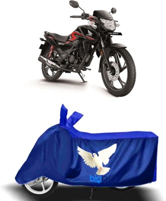 Big fly Two Wheeler Cover for Honda(SP 125, Blue)