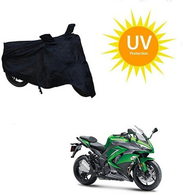 MMSSTAR Waterproof Two Wheeler Cover for Kawasaki(Ninja 1000, Black)