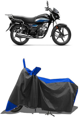 SUGASHRI Waterproof Two Wheeler Cover for Honda(CD, Blue, Black)