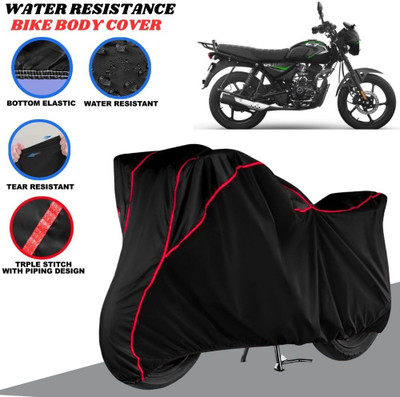 SRP PRODUCT Waterproof Two Wheeler Cover for Bajaj(CT 125X, Black, Red)
