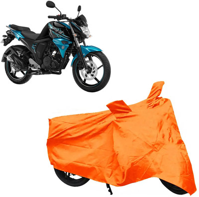 ROYAL AUTO MART Two Wheeler Cover for Yamaha(FZ S FI (V 2.0), Orange)