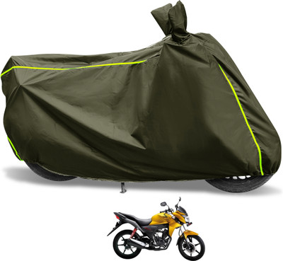 Euro Care Waterproof Two Wheeler Cover for Honda(CB Twister, Green)