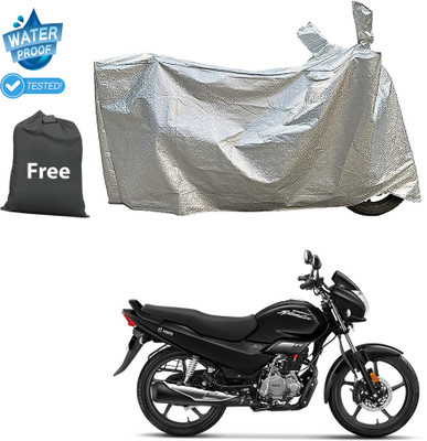 CODOKI Waterproof Two Wheeler Cover for Hero(Super Splendor, Silver)