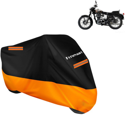 Horseyaart Waterproof Two Wheeler Cover for Royal Enfield(Bullet 350 New, Orange)