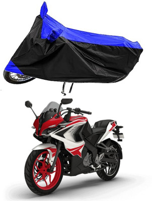 Mdstar Waterproof Two Wheeler Cover for Bajaj(Pulsar RS200 BS6, Blue)