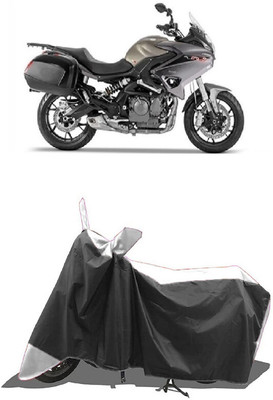 SUGASHRI Waterproof Two Wheeler Cover for Benelli(TNT 300, White, Black)